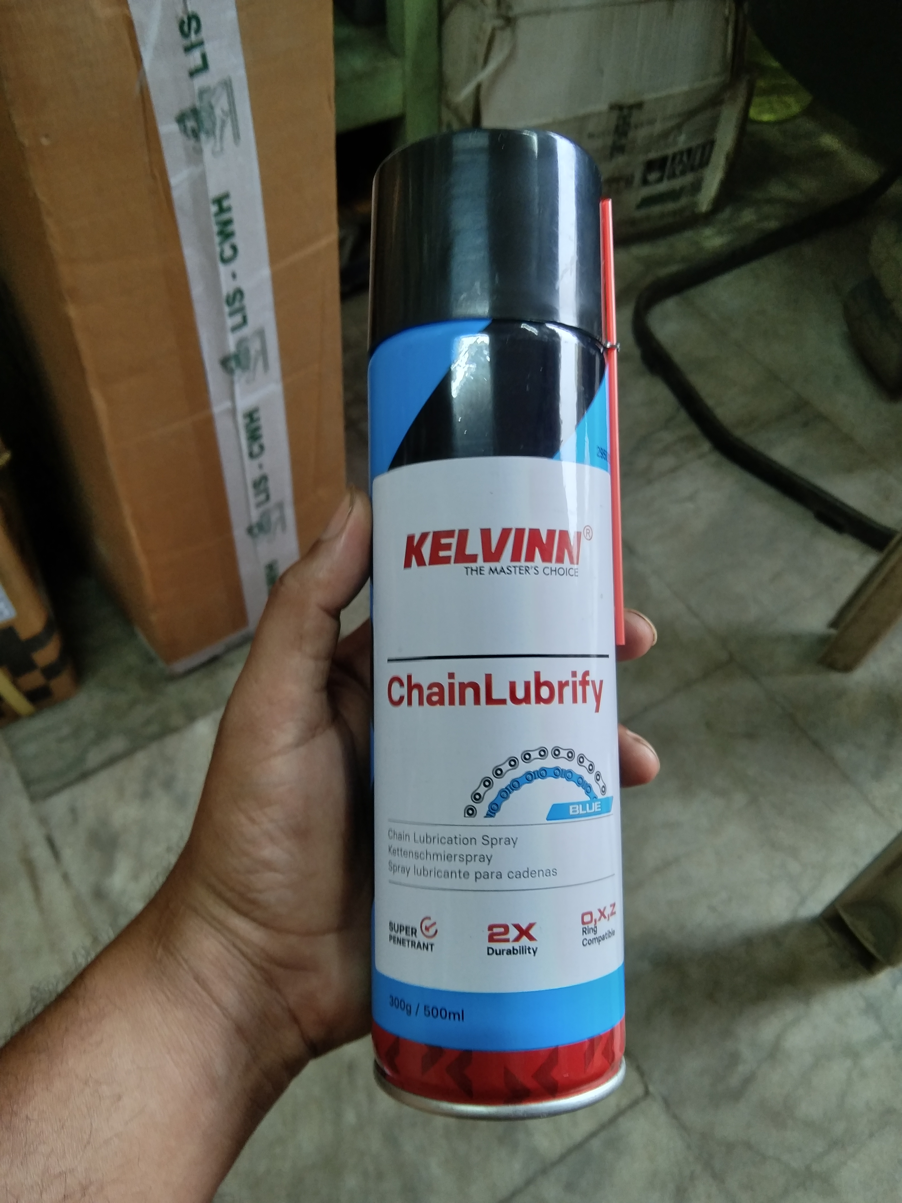 Chain lubrify 500 ml blue
